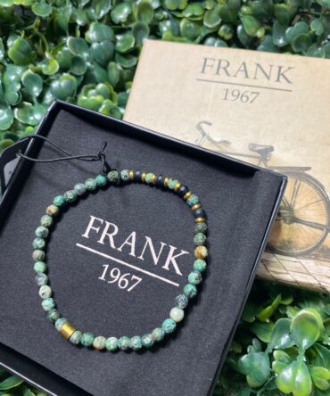 Frank: Pulsera en tonos en diferentes tonos de verde 7FB-0714