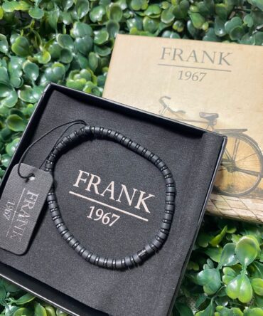 Frank: Pulsera gris oscura y negro 7FB-0599