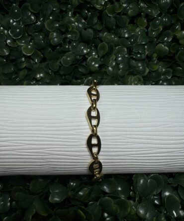 Acenttum: Pulsera en tono dorado unisex BR-116