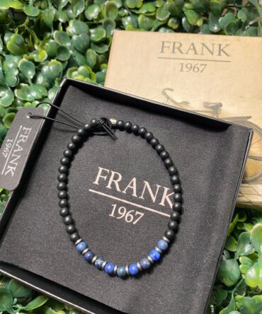 Frank: Pulsera negra y azul 7FB-0685