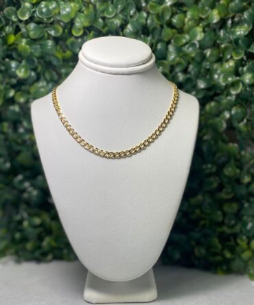 Classic of NY: Collar dorado enchape oro 14k Q-5695-22