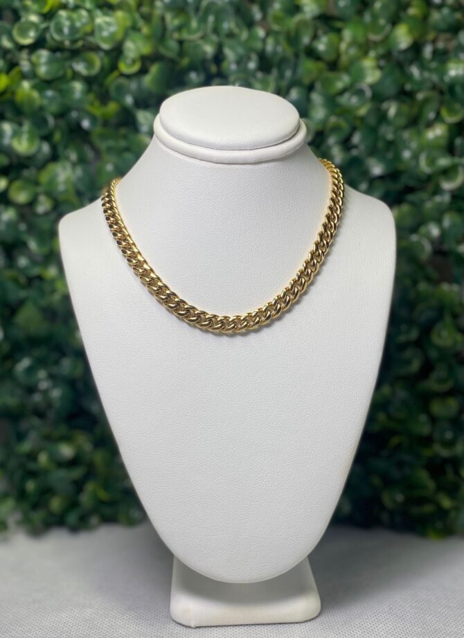 Classic of NY: Collar dorado enchape oro 14k 1000477.7