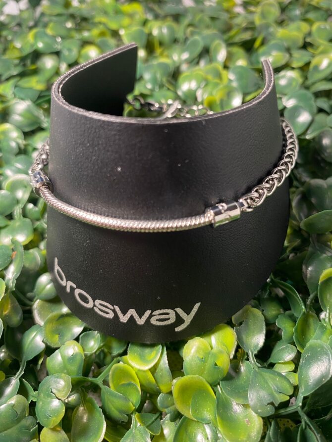 Brosway: Pulsera plateada para añadir dijes BBR66