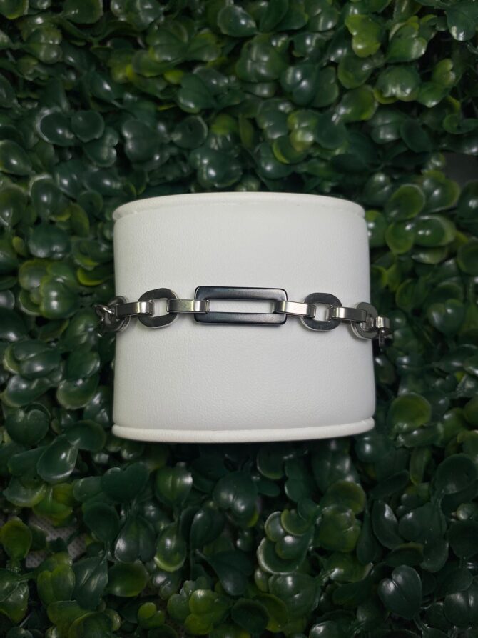 Acenttum:  Pulsera plateada ST-13