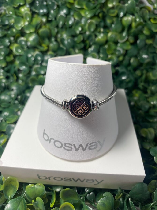 Brosway: Pulsera plateada con dije dorado y plata BBR13