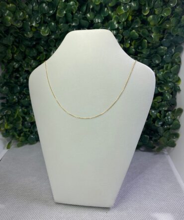 Classic of NY: Cadena dorada en oro 14k 14Q-500