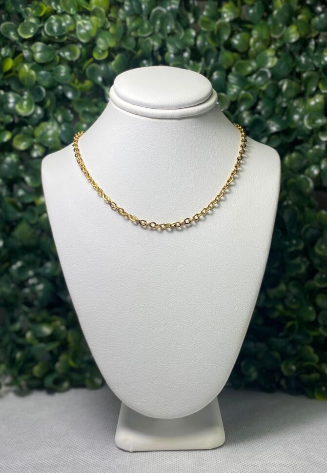 Classic of NY: Collar dorado enchape oro 14k SSN110-20