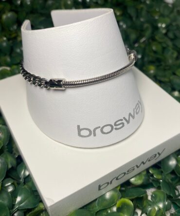 Brosway: Pulsera plateada para añadir dijes BBR68