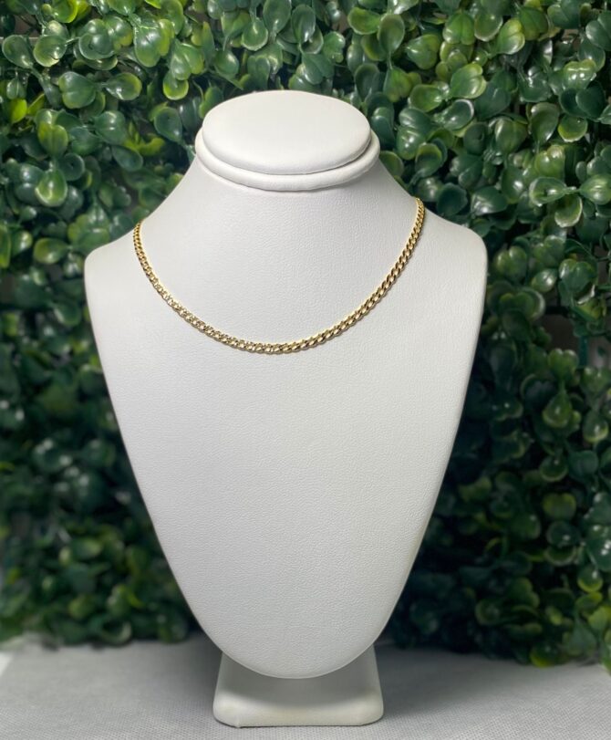 Classic of NY: Collar dorado enchape oro 14k Q-5732-22