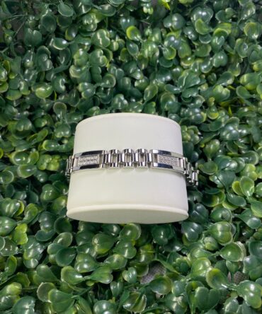 Classic of NY:  Pulsera plateada ST-1599