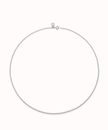 UNO DE 50 COLLAR PLATEADO BASICO