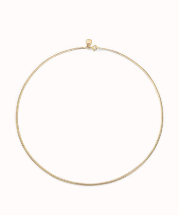 UNO DE 50 COLLAR DORADO PLANO