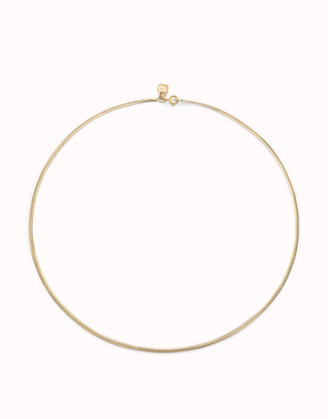 UNO DE 50 COLLAR DORADO PLANO