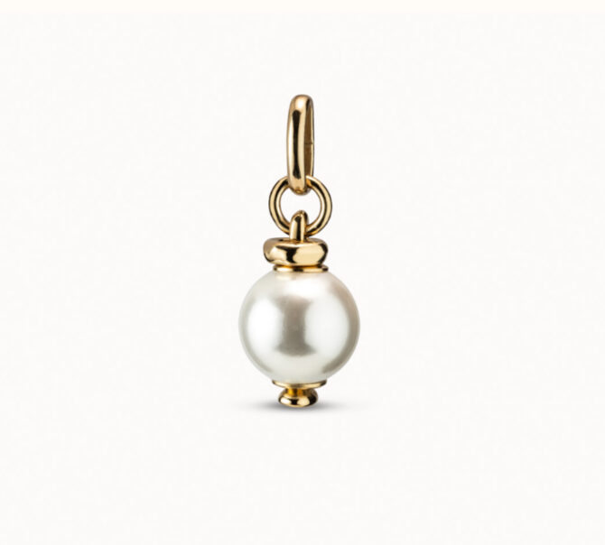 UNO DE 50 CHARM PERLA DORADO