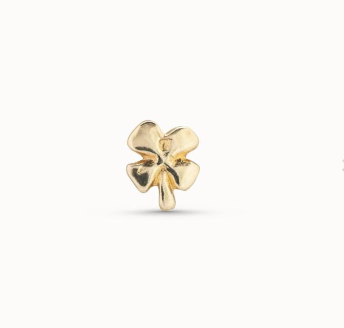 UNO DE 50: Clover Single Stud Earring