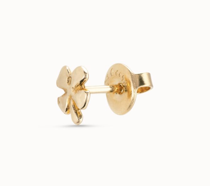 UNO DE 50: Clover Single Stud Earring