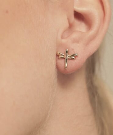 UNO DE 50: Dragonfly Single Stud Earring