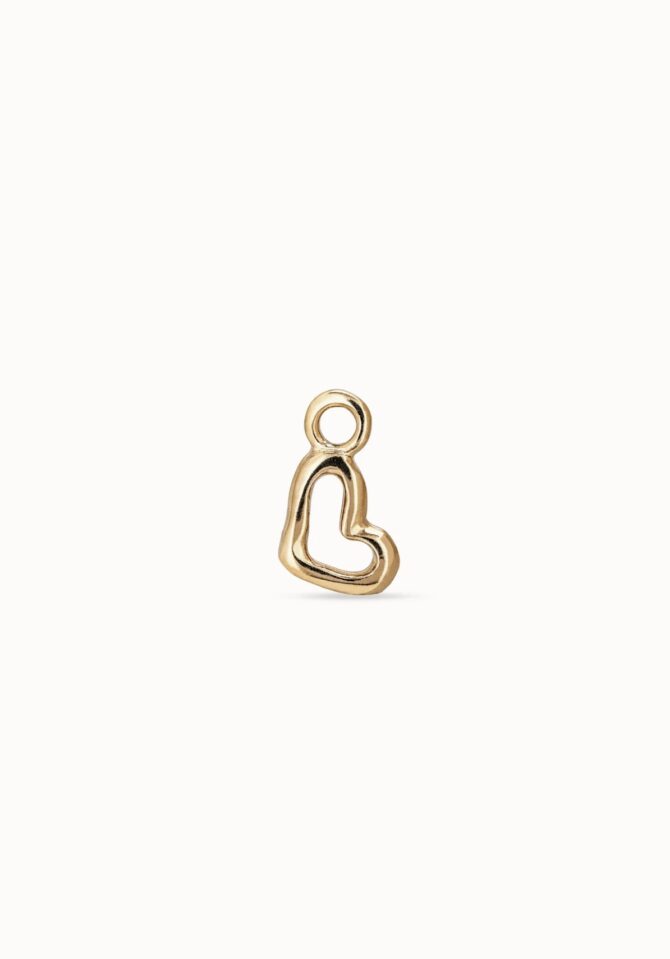 UNO DE 50: Heart Single Hoop Charm
