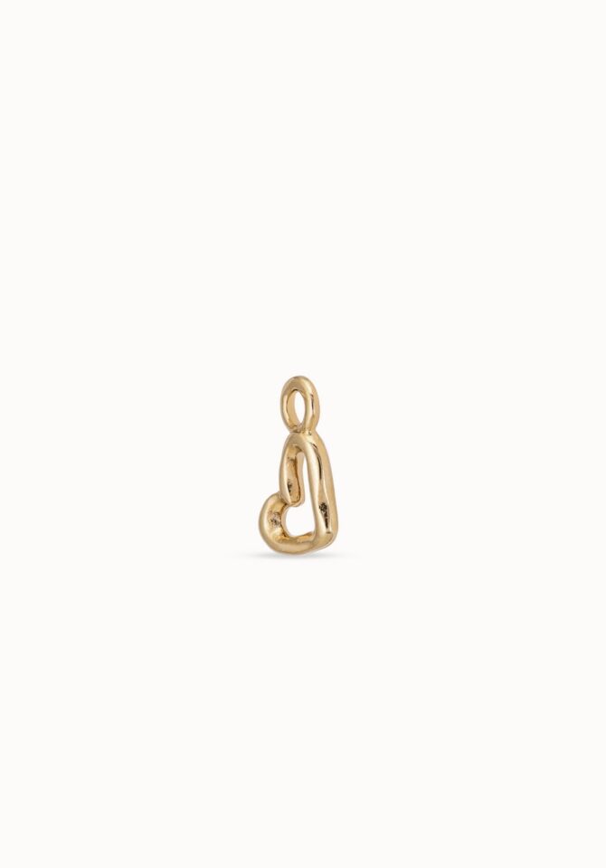 UNO DE 50: Heart Single Hoop Charm