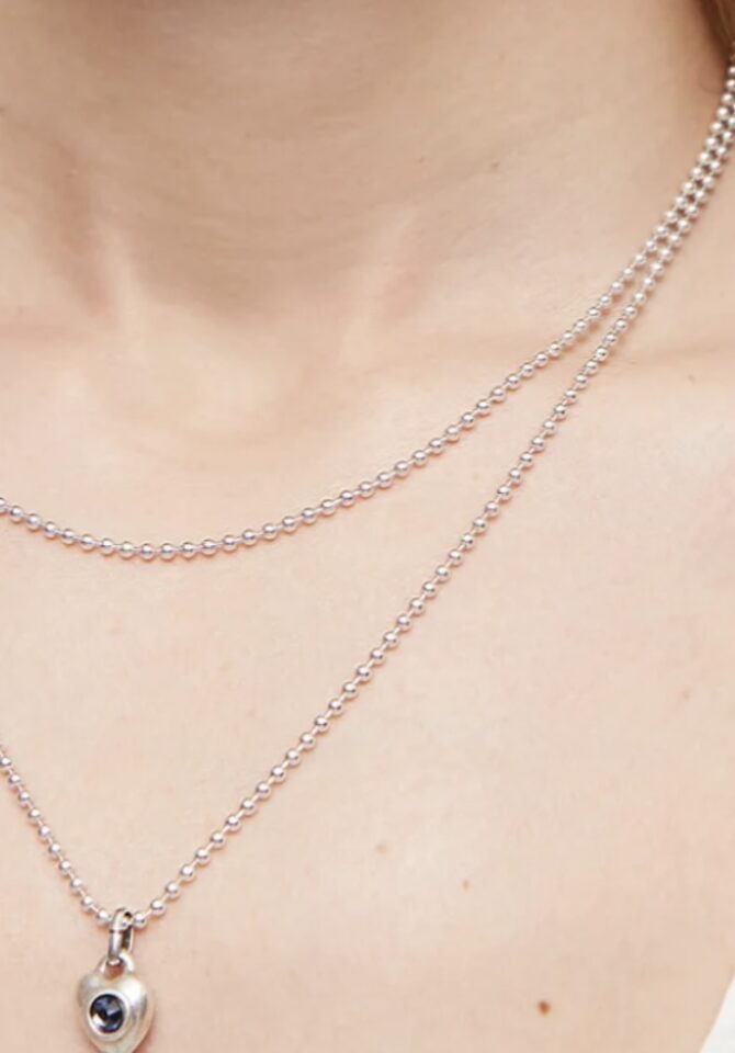 UNO DE 50: Link chain charm necklace
