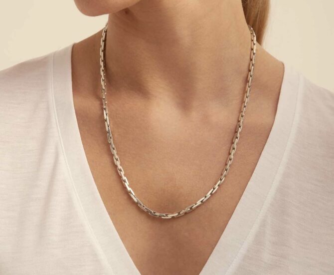 UNO DE 50: Link chain necklace