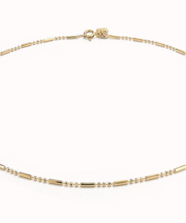 UNO DE 50 Collar Con Dije De Cadena Dorado