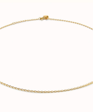 UNO DE 50 COLLAR CON CADENA DE ESLABONES DORADO