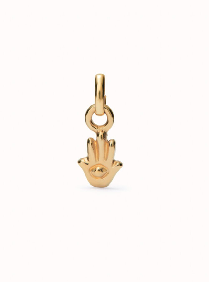 UNO DE 50 CHARM HAMSA DORADO
