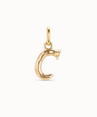 UNO DE 50 CHARM LETRA C DORADO