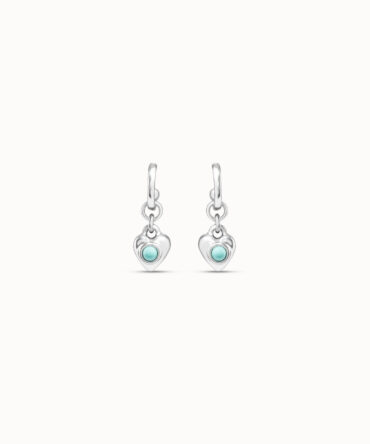 UNO DE 50 PENDIENTES PLATA CORAZONES