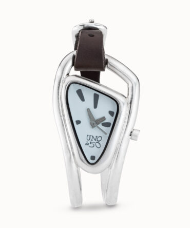 UNO DE 50 RELOJ PLATEADO