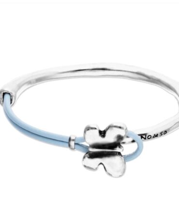 Silver and Blue BUTTERFLY Bracelet -