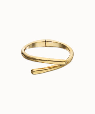 UNO DE 50: Pulsera Dorada Entrelazada